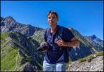 Beim Wandern an der Kanzelwand